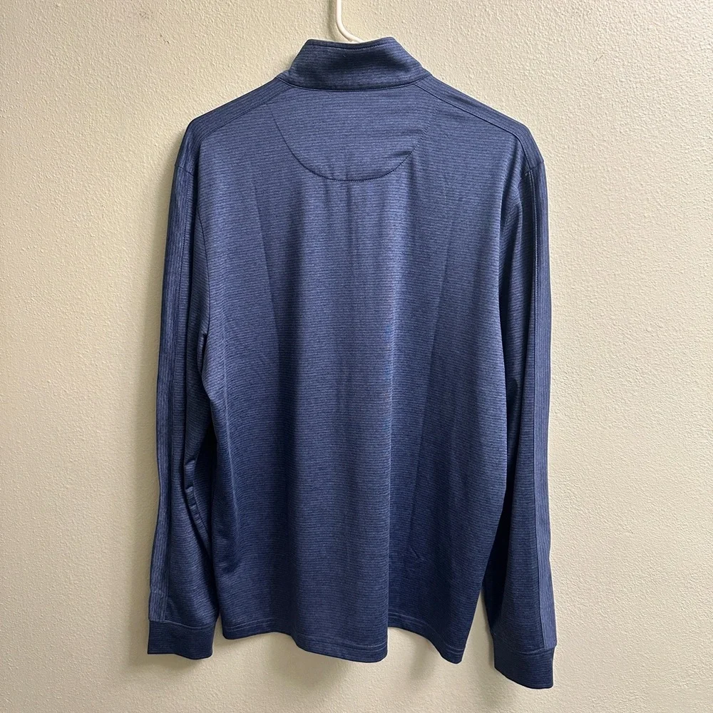 Jack Nicklaus 1/4 Zip Long Sleeve Golf Pullover Size Medium Blue - Picture 2 of 9